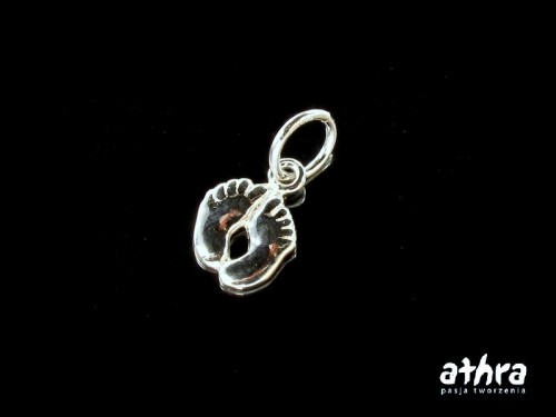 półfabrykaty srebrne próba 925 zawieszka stópki