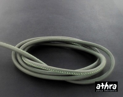 Rzemień naturalny 4,0 mm, TAUPE GREY