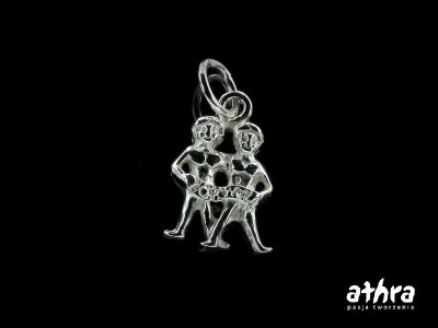 Zawieszka srebrna, Bliźnięta, ZOD6