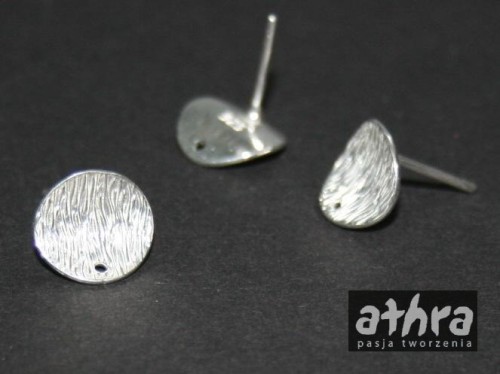 www_athra_pl_SZT10 zapięcie kolczyka na sztyft satynowane 10mm twist