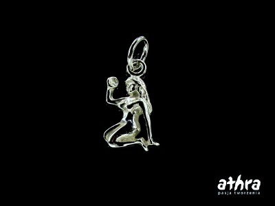 Zawieszka srebrna, Panna, ZOD9