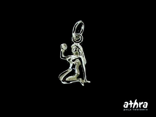 www_athra_pl_ZOD9 srebrna zawieszka znak zodiaku Panna
