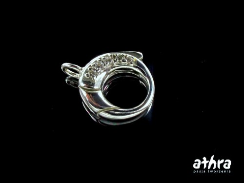 www_athra_pl_SVAG13C srebrne zapięcie ozdobne z cyrkoniami