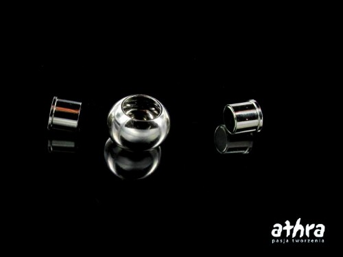 www_athra_pl_CH12x3/R srebrne rodowane zapięcie magnetyczne do wklejenia rzemieni