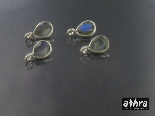 półfabrykaty srebrne przywieszka z labradorytem