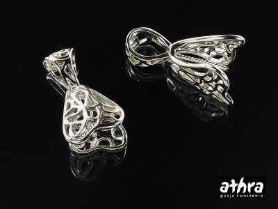 Zawieszka ażurowa z uchwytem i bolcem, ZWB3157