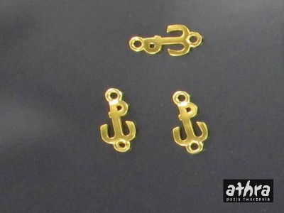 Zawieszka, łącznik srebrny, pozłacany "Polska Walcząca",  ZL296/D