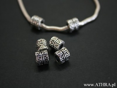 Przekładka modułowa oksydowana,wzór grecki,  PAN39/O