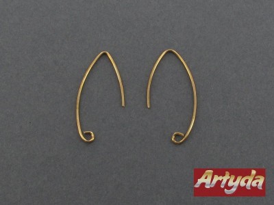 Bigle otwarte rybka mała z mosiądzu, RYBM/M