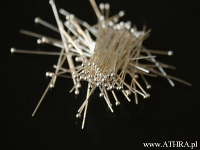 Szpilka z kulką z drutu 0,4mm, SM0798