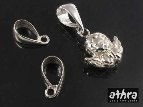www_athra_pl_ZW159 półfabrykat srebrny zawieszka gładka średnia do wisiora