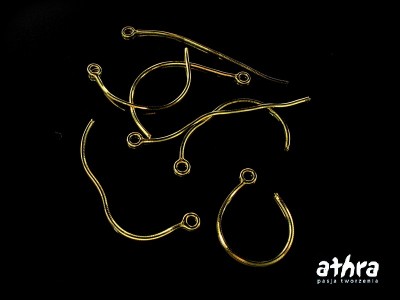 Łańcuszek z kółkiem o długości 4,0 cm, pozłacany, PEZ40/D