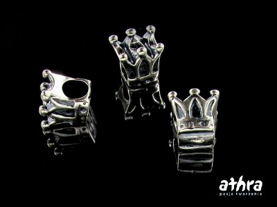 Przekładka korona, oksydowana, P057