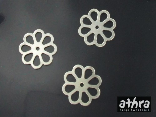 www_athra_pl_TR11257 element srebrny, kwiatek, laserowo wycinany