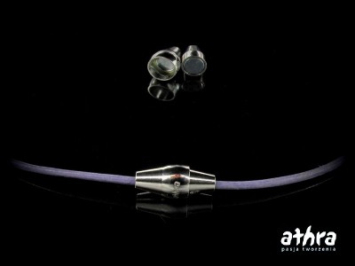 Zapięcie magnetyczne do wklejania, rodowane, CH2/L/R