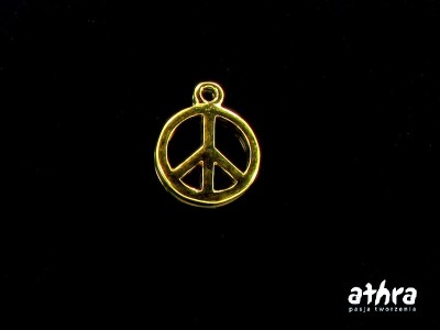 Zawieszka pacyfka, pozłacana, PACYFKA1/D