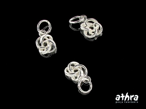 www_athra_pl_ ZL081 srebrna zawieszka ozdobna  do łańcuszka bransoletki próba ag 925