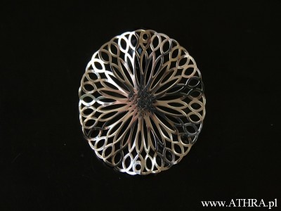 Kwiatek ażurowy, laserowo wycinany, LS096