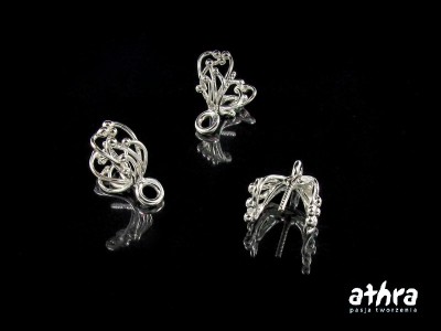 Zawieszka ażurowa z bolcem, ZWB1012