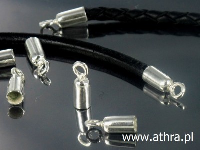 Końcówka do sznurka lub rzemienia 3,0mm, KDRG30