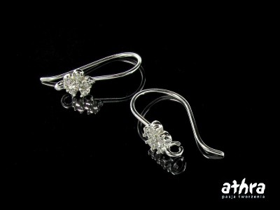 Bigle otwarte, do kolczyków, z cyrkoniami, BOC206