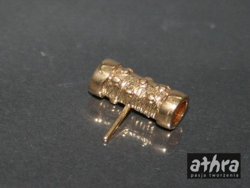 www_athra_pl_TUB4/D rurka ozdobna z bolcem pozłacana