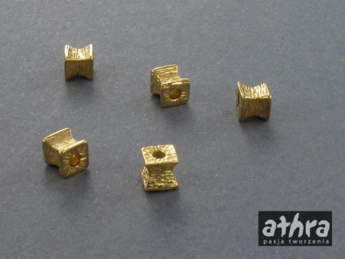 www_athra_pl_KZW4x4/D kostka Ag pozłacana wklęsła próba 925