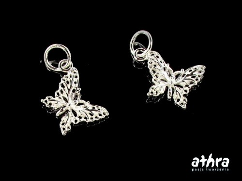www_athra_pl_ZL079 półfabrykaty srebrne przywieszka motyl  próba 925