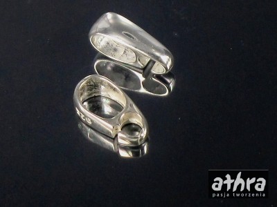 Zawieszka do wisiora gładka mała, ZW2088