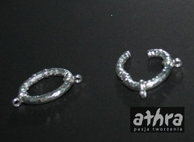 Zapięcie ozdobne, owal 29x25, CH1915-4E