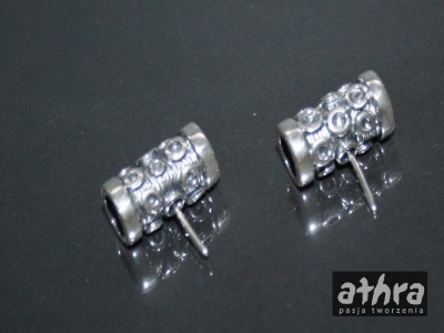 Rurka ozdobna z bolcem oksydowana, TUB5/O