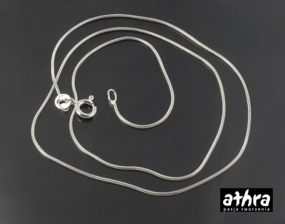 Łańcuszek żmijka okrągła 60 cm, SNAKE60