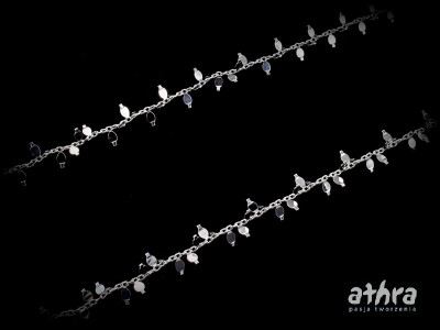 Łańcuszek  srebrny 3D  F000