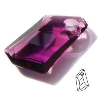 6670 Amethyst 24mm De-Art ( 1 sztuka)