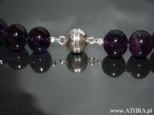 www_athra_pl_MAG11 zapięcie srebrne gładkie magnetyczne kulka 11mm