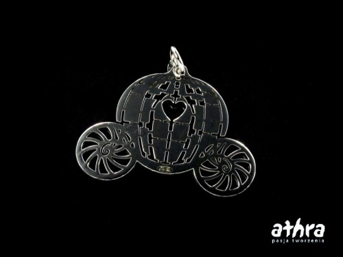 www_athra_pl_LS26 przywieszka srebrna rodowana, laserowo wycinana