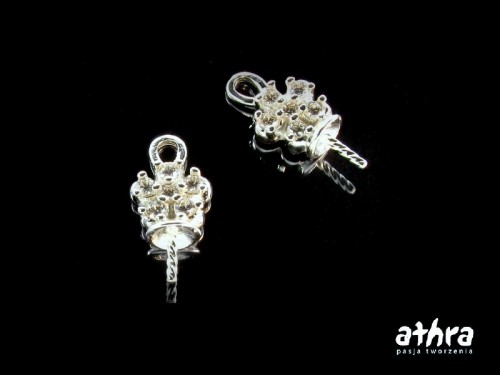 www_athra_pl_KRC14 zawieszka do wisiora krawatka z cyrkoniami Ag