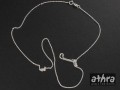 www_athra_pl_łańcuszek celebrytka 42cm z regulacją do 45cm