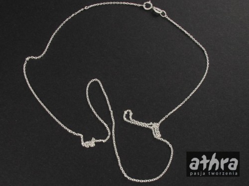 www_athra_pl_łańcuszek celebrytka 42cm z regulacją do 45cm