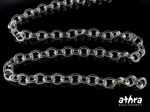 półfabrykaty ag próba 925 łańcuszek owale gładkie