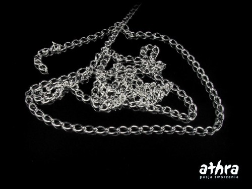 półfabrykaty ag próba 925 łańcuszek diamentowany rombo 4mm