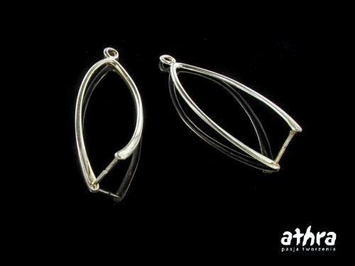 www_athra_pl_BK2 element srebrny baza kolczyka lub wisiorka