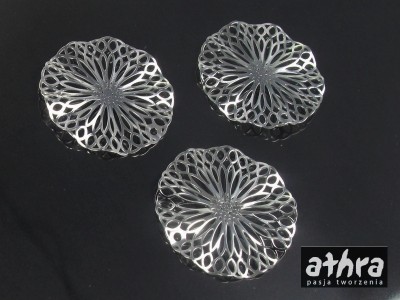 Kwiatek ażurowy, laserowo wycinany, LS095