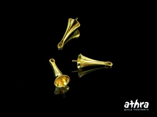 www_athra_pl_BK3554/D Zawieszka z bolcem, pod kamień, pozłacana
