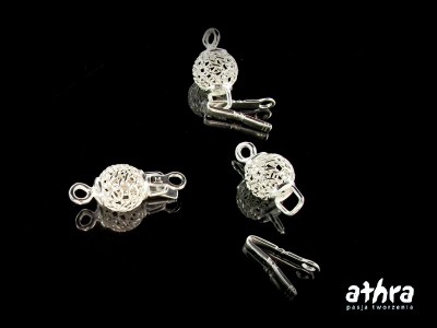 Zapięcie szufladkowe, ażurowa kulka, CH1821-08