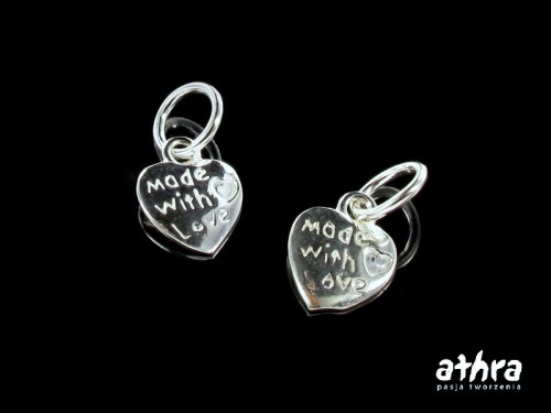 www_athra_pl_ZL041 srebrna zawieszka serduszko próba ag 925