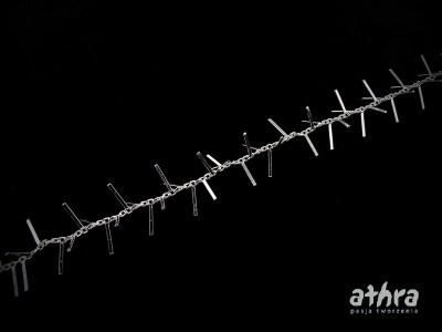 Łańcuszek  srebrny 3D  FIII