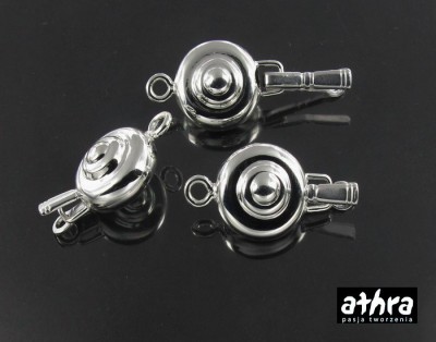 Zapięcie ozdobne ślimak, gładkie, CH1330