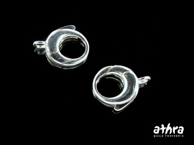 Zapięcie ozdobne, srebrne, SVAG13