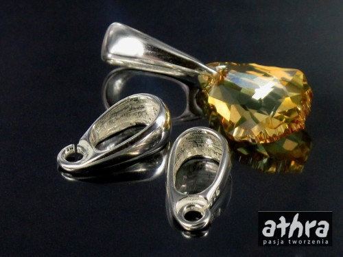 www_athra_pl_ZW150 półfabrykat srebrny zawieszka gładka do wisiora Ag 925